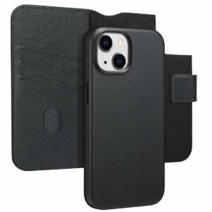 Accezz 2-in-1 odinis atverčiamas dėklas su MagSafe, skirtas Apple iPhone 15 – Onyx Black