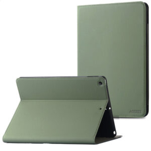 Accezz Classic atverčiamas dėklas, skirtas Apple iPad 9 (2021) 10.2 col. / iPad 8 (2020) 10.2 col. / iPad 7 (2019) 10.2 col. – žalias