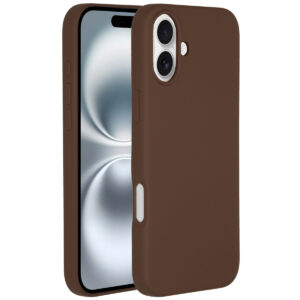 Accezz skysto silikono dėklas su MagSafe, skirtas Apple iPhone 16 – New Tea Brown