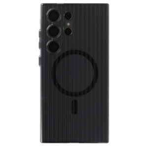 Accezz Lite nugarėlė su MagSafe | Fluted | skirta Samsung Galaxy S24 Ultra - Smokey Clear