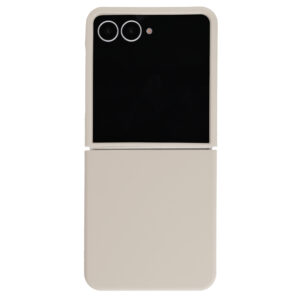 Accezz skysto silikono dėklas su MagSafe, skirtas Samsung Galaxy Z Flip 8 – Stone