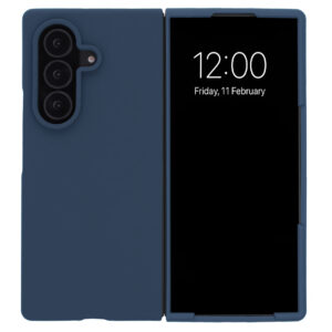 Accezz skysto silikono dėklas su MagSafe, skirtas Samsung Galaxy Z Fold 8 Ultra – tamsiai mėlynas
