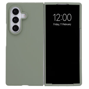 Accezz skysto silikono dėklas su MagSafe, skirtas Samsung Galaxy Z Fold 8 Ultra – vario žalumo