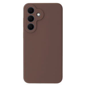 Accezz skysto silikono dėklas su MagSafe, skirtas Samsung Galaxy S26 FE – New Tea Brown