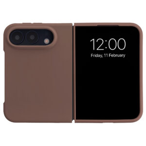 Accezz skysto silikono dėklas su MagSafe, skirtas Apple iPhone Duo – New Tea Brown