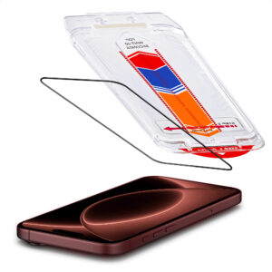 Accezz grūdinto stiklo apsauga + aplikatorius, skirtas Apple iPhone 18 Pro Max / 17 Pro Max