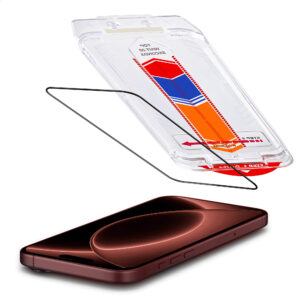 Accezz grūdinto stiklo ekrano apsauga su aplikatoriumi – 2 vnt. pakuotė, skirta Apple iPhone 18 Pro Max / 17 Pro Max