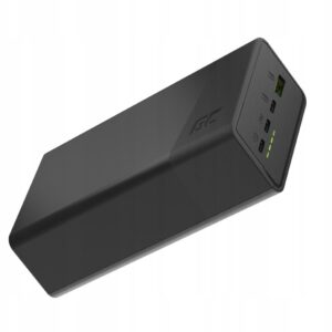 „Greencell“ „PowerPlay 30“ išorinis akumuliatorius, 30 000 mAh, 22,5 W (3 x USB-C, 1 x USB-A), juodas - Image 3