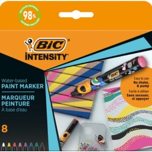 BIC Žymeklis Intensity Paint Marker 8 spalvų rinkinys - Image 2