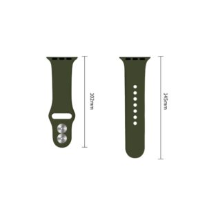 Tech-Protect SILIKONINIS DIRŽELIS WATCH 8 / 9 / 10 / 11 / 12 / SE / ULTRA (44 / 45 / 46 / 49 MM) ALYVUOGIŲ ŽALIA - Image 8