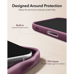 ESR ODINIS DĖKLAS SU STOVU IR MAGSAFE iPhone 17 PRO / 18 PRO, TAMSIAI VYŠNINĖ - Image 8