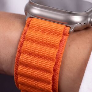 Tech-Protect NYLON PRO Watch 8 / 9 / 10 / 11 / 12 / SE / ULTRA (44 / 45 / 46 / 49 MM) ORANŽINIS - Image 8