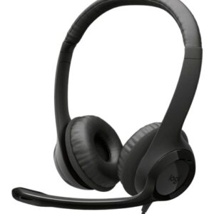 Logitech H390 Laidinės ausinės, USB-C, Juoda