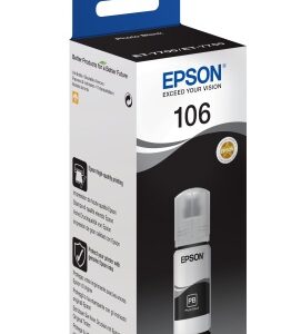 Epson 106 EcoTank (C13T00R140) Rašalo papildymo buteliukas, Foto Juoda - Image 3