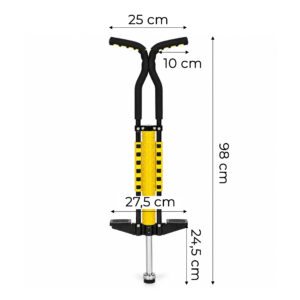 Šokliukas vaikams, pogo lazda iki 80 kg, geltonas - Image 9
