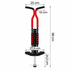 Pogo lazda vaikams, šokinėjimo lazda iki 80 kg, juoda - Image 9