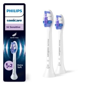Philips Sonicare S2 Sensitive HX6052/87 Sonic Dantų šepetėlio galvutės, Balta - Image 2