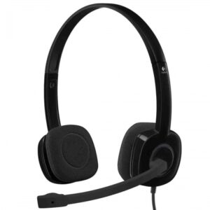 Logitech H151 Stereo Laidinės ausinės 3.5 mm jack, Juoda
