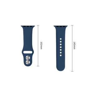 Tech-Protect SILIKONINIS DIRŽELIS WATCH 8 / 9 / 10 / 11 / 12 / SE / ULTRA (44 / 45 / 46 / 49 MM) TAMSIAI MĖLYNAS - Image 9