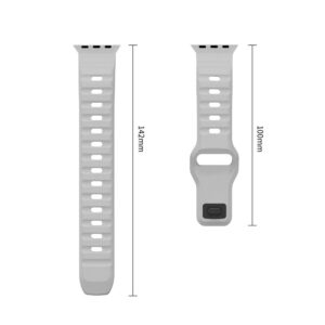 Tech-Protect SILICONE LINE WATCH 8 / 9 / 10 / 11 / 12 / SE / ULTRA (44 / 45 / 46 / 49 MM) LUNAR GREY - Image 8