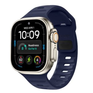 Tech-Protect SILICONE LINE WATCH 8 / 9 / 10 / 11 / 12 / SE / ULTRA (44 / 45 / 46 / 49 MM) ATLANTIC BLUE
