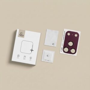 KAMEROS APSAUGA Tech-Protect CAMFULL FIT+ iPhone 18 PRO MAX BURGUNDY - Image 9