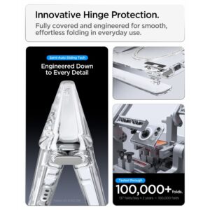 Spigen ULTRA HYBRID PRO MagSafe iPhone DĖKLAS SKAIDRUS/BALTAS - Image 8