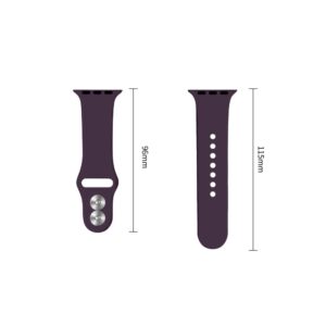Tech-Protect SILIKONINIS DIRŽELIS WATCH 8 / 9 / 10 / 11 / 12 / SE (40 / 41 / 42 MM) TAMSIAI VYŠNINIS - Image 9