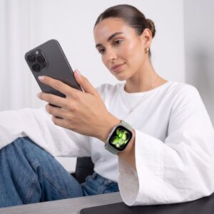 Tech-Protect NYLONMAG Watch 8 / 9 / 10 / 11 / 12 / SE / ULTRA (44 / 45 / 46 / 49 MM) PISTACIJŲ SPALVOS - Image 9