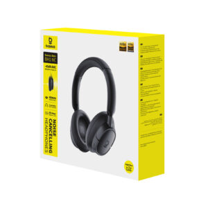 Belaidės Bluetooth 6.0 ausinės Bass BH1 NC su triukšmo slopinimu, juodos - Image 1