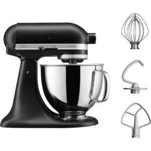 KitchenAid 5KSM125EBM virtuvinis kombainas 300 W 4,8 L Juoda - Image 2