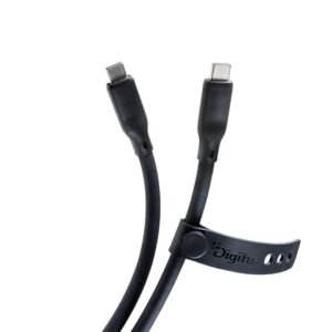 Digitus AK-300350-015-S USB kabelis USB4 Gen 2x2 1,5 m USB C 80 Gbit/s 240 W Juoda - Image 3