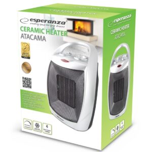 Esperanza EHH006 elektrinis patalpų šildytuvas Vidaus Juoda 1500 W - Image 3