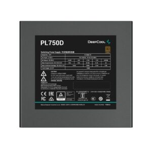 DeepCool PL750D maitinimo blokas 750 W 20+4 pin ATX ATX Juoda - Image 2