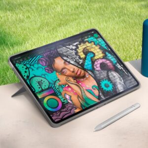 Logitech Combo Touch QWERTY JAV tarptautinė versija Smart Connector Pilka - Image 3