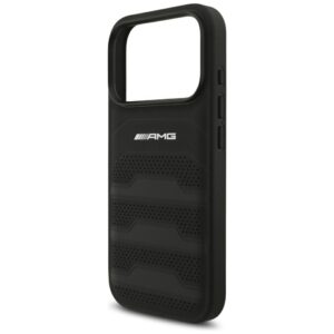 AMG odinis dėklas su įspaustu logotipu ir linijomis, skirtas iPhone 18 Pro / 17 Pro – Juodas - Image 6