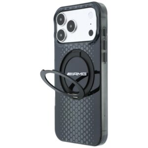 AMG IML dvigubo sluoksnio „Urban Line“ dėklas su žiediniu stovu ir „MagSafe“ funkcija, skirtas iPhone 18 Pro Max / 17 Pro Max, juodas - Image 2