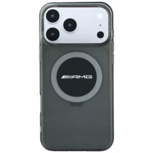 Dėklas AMG IML Transparent Bicolor Block MagSafe, skirtas iPhone 18 Pro Max / 17 Pro Max, juodas - Image 3