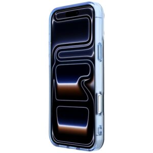 Dėklas AMG IML Transparent Bicolor Block MagSafe, skirtas iPhone 18 Pro Max / 17 Pro Max, juodas/mėlynas - Image 5