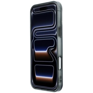 AMG IML dvigubo sluoksnio Urban Line dėklas su žiediniu stovu MagSafe, skirtas Iphone 18 Pro / 17 Pro, juodas - Image 5