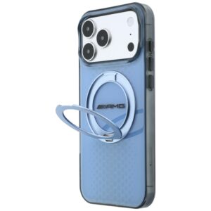 AMG IML Double Layer Urban Line dėklas su žiediniu stovu MagSafe, skirtas Iphone 18 Pro Max/ 17 Pro Max, mėlynas - Image 2