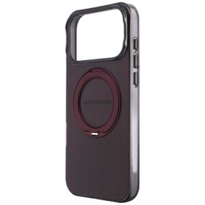 Dėklas AMG IML Double Layer Urban Line su žiediniu stovu MagSafe, skirtas iPhone 18 Pro Max / 17 Pro Max, bordo spalvos - Image 6