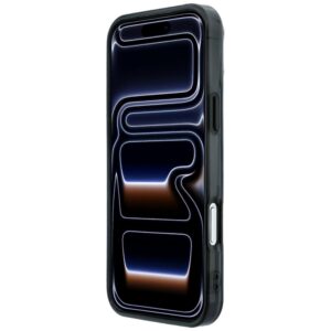 Dėklas AMG IML Transparent Bicolor Block MagSafe, skirtas iPhone 18 Pro Max / 17 Pro Max, juodas - Image 5