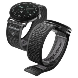 Spigen Athlex Air, active black gray - Google Pixel Watch 5/4/3 45mm