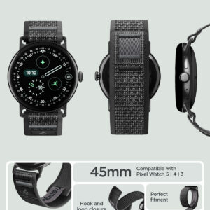 Spigen Athlex Air, active black gray - Google Pixel Watch 5/4/3 45mm - Image 10