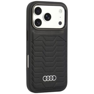 Dėklas Audi GT iš dirbtinės odos su MagSafe, skirtas iPhone 18 Pro / 17 Pro, juodas - Image 2