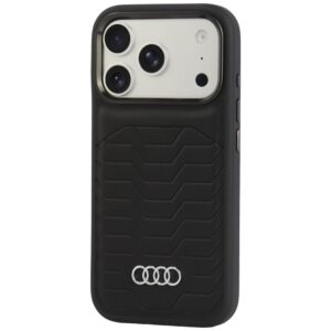 Dėklas Audi GT iš dirbtinės odos su MagSafe, skirtas iPhone 18 Pro / 17 Pro, juodas - Image 3