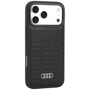Dėklas Audi GT iš dirbtinės odos su MagSafe, skirtas iPhone 18 Pro Max / 17 Pro Max, juodas - Image 2