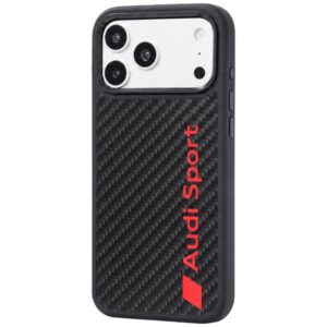 Dėklas Audi R8 Carbon Fiber MagSafe, skirtas iPhone 18 Pro Max / 17 Pro Max, juodas - Image 2