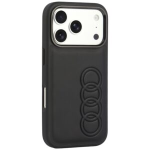 Dėklas Audi TT iš dirbtinės odos su MagSafe, skirtas iPhone 18 Pro / 17 Pro, juodas - Image 2
